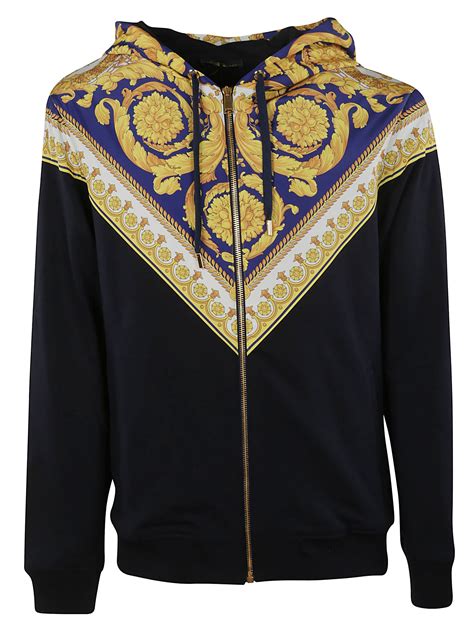 versace collection men sweater|versace barocco hoodie.